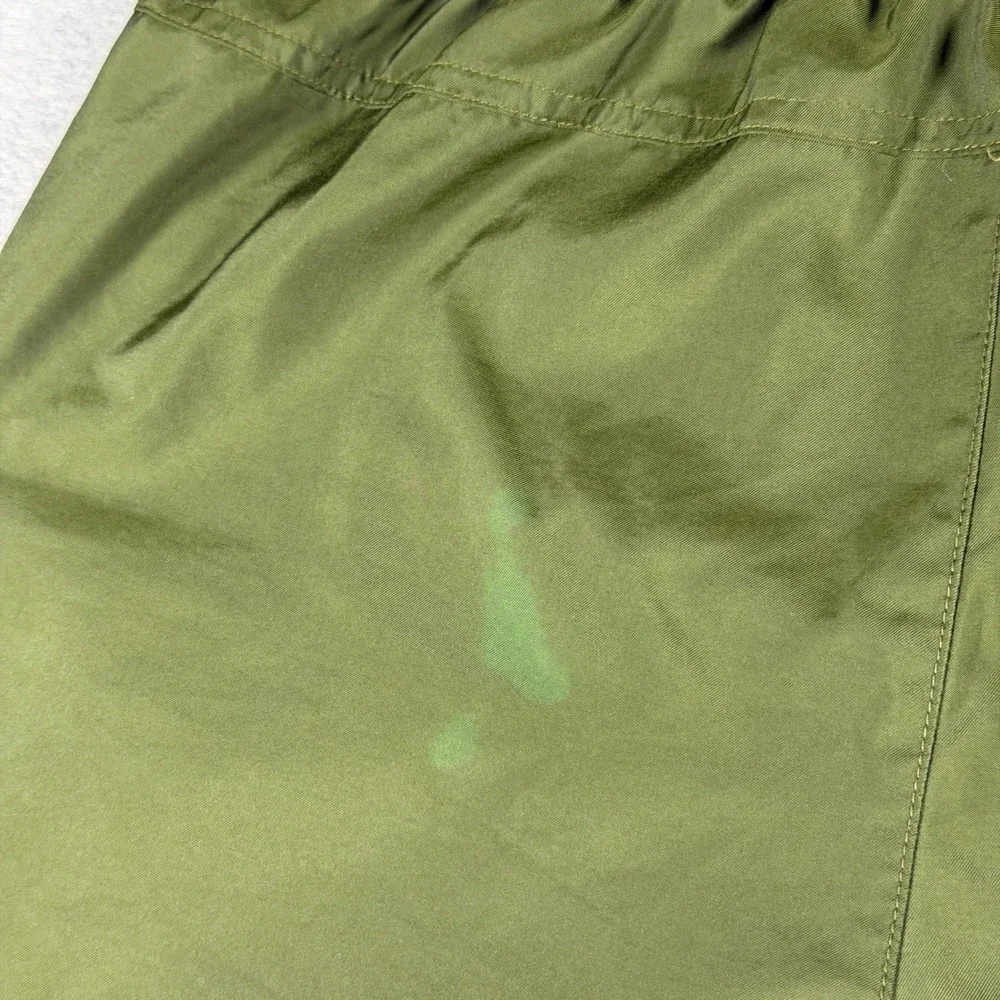 Nike Sportswear Woven Flow Shorts Mens Small Rough Green AR2382-327 Mesh Lined